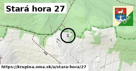 Stará hora 27, Krupina