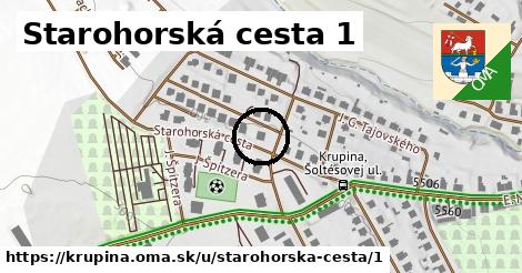 Starohorská cesta 1, Krupina