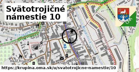 Svätotrojičné námestie 10, Krupina