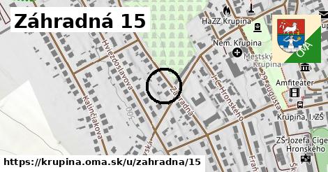 Záhradná 15, Krupina