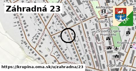 Záhradná 23, Krupina