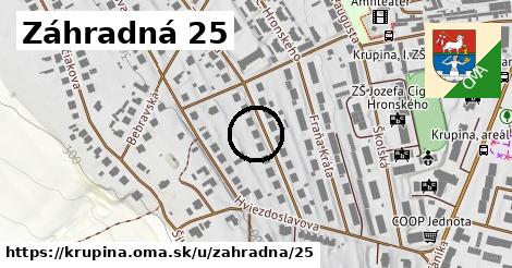 Záhradná 25, Krupina