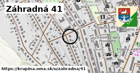 Záhradná 41, Krupina