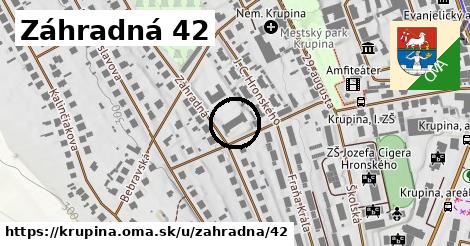 Záhradná 42, Krupina