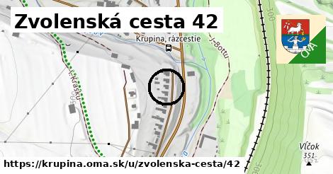 Zvolenská cesta 42, Krupina