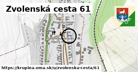 Zvolenská cesta 61, Krupina