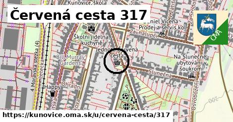 Červená cesta 317, Kunovice