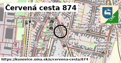 Červená cesta 874, Kunovice