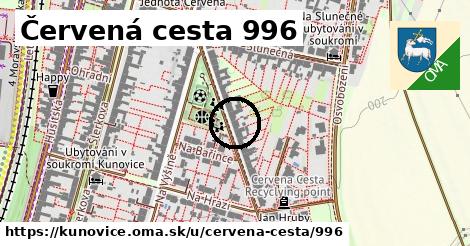 Červená cesta 996, Kunovice