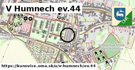 V Humnech ev.44, Kunovice