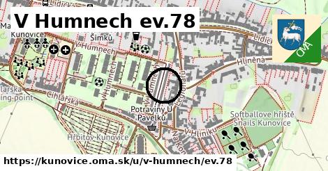 V Humnech ev.78, Kunovice