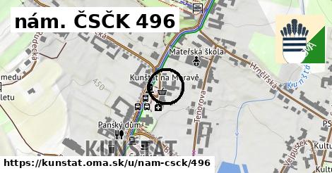 nám. ČSČK 496, Kunštát