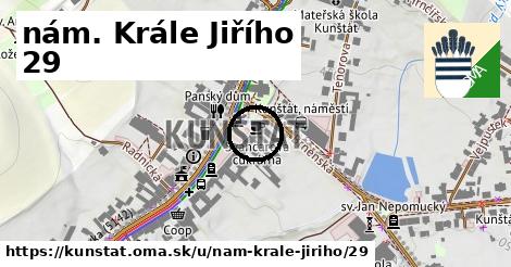 nám. Krále Jiřího 29, Kunštát