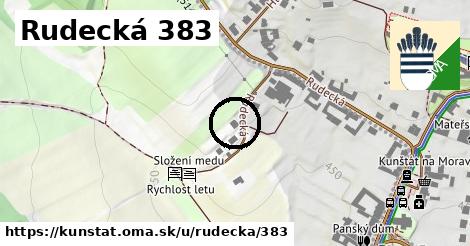 Rudecká 383, Kunštát