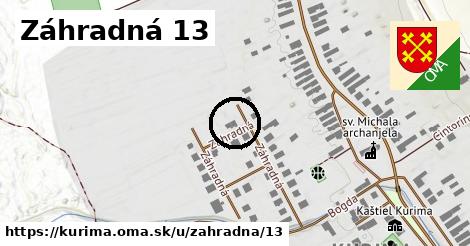 Záhradná 13, Kurima