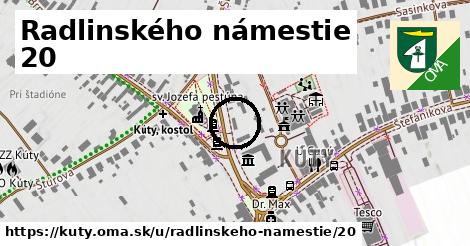 Radlinského námestie 20, Kúty