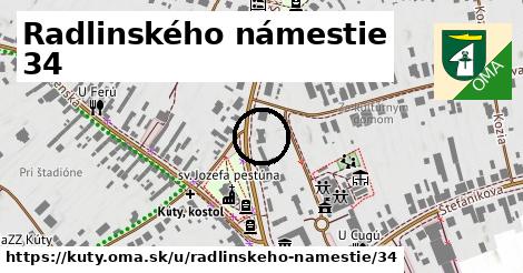 Radlinského námestie 34, Kúty