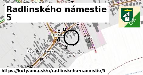 Radlinského námestie 5, Kúty