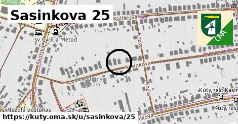 Sasinkova 25, Kúty