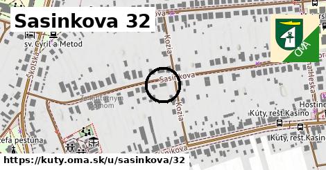Sasinkova 32, Kúty