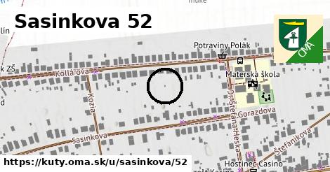 Sasinkova 52, Kúty