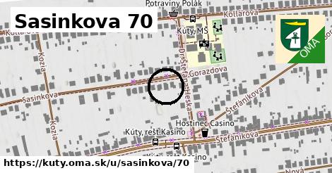 Sasinkova 70, Kúty