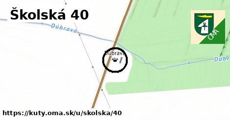 Školská 40, Kúty