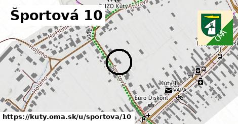 Športová 10, Kúty