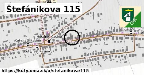 Štefánikova 115, Kúty