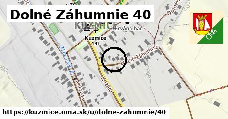 Dolné Záhumnie 40, Kuzmice