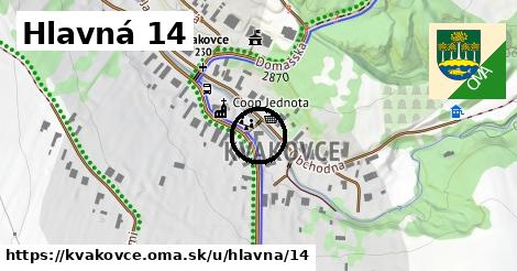 Hlavná 14, Kvakovce
