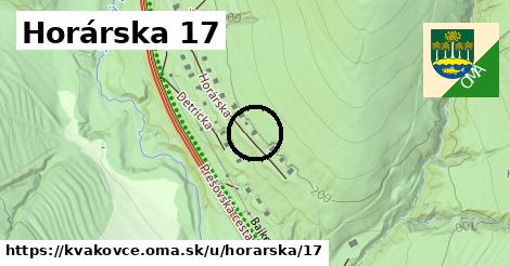 Horárska 17, Kvakovce