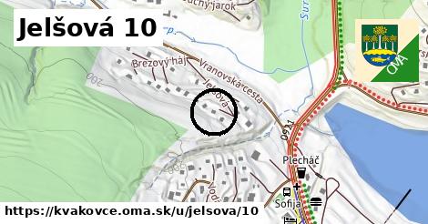 Jelšová 10, Kvakovce