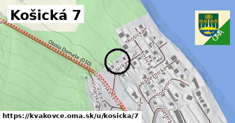 Košická 7, Kvakovce