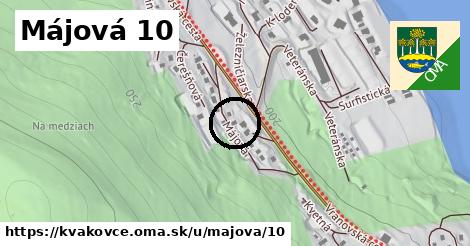 Májová 10, Kvakovce