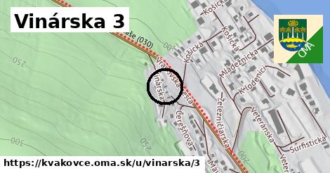 Vinárska 3, Kvakovce