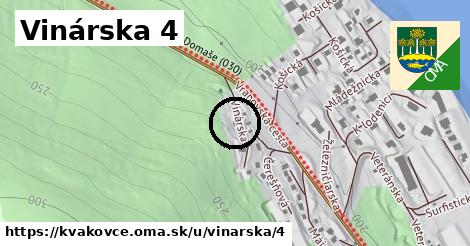 Vinárska 4, Kvakovce