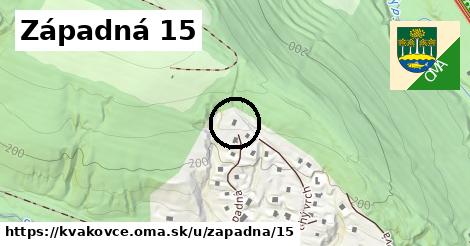 Západná 15, Kvakovce