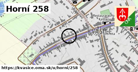 Horní 258, Kvasice
