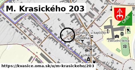 M. Krasického 203, Kvasice