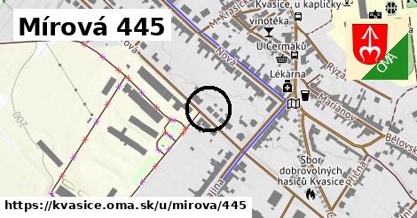 Mírová 445, Kvasice