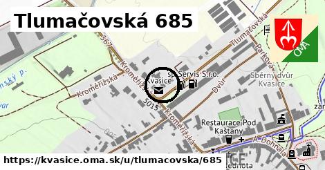 Tlumačovská 685, Kvasice