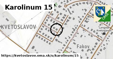 Karolinum 15, Kvetoslavov