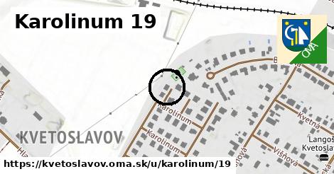 Karolinum 19, Kvetoslavov