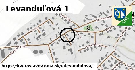 Levanduľová 1, Kvetoslavov