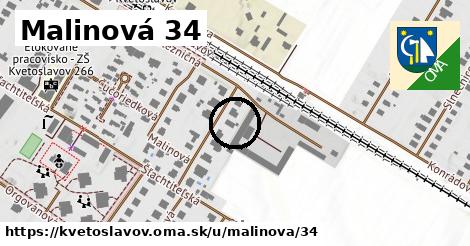 Malinová 34, Kvetoslavov