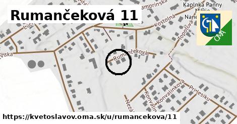 Rumančeková 11, Kvetoslavov
