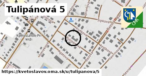 Tulipánová 5, Kvetoslavov