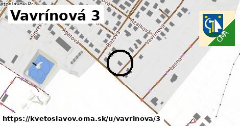 Vavrínová 3, Kvetoslavov