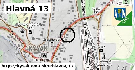 Hlavná 13, Kysak